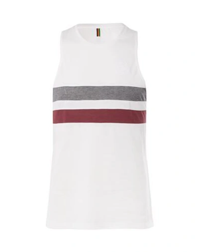 Shop Iffley Road Tank Tops In White