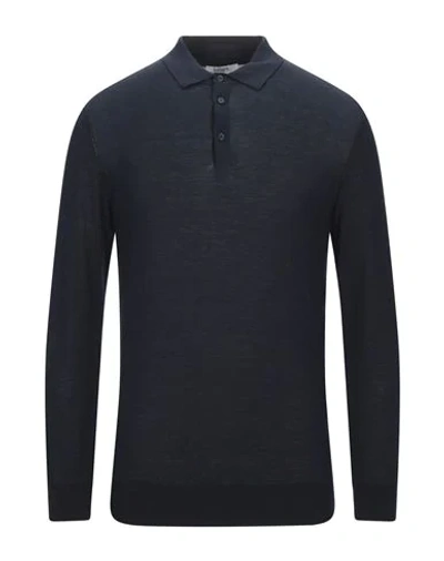 Shop Kangra Cashmere Polo Shirt In Dark Blue