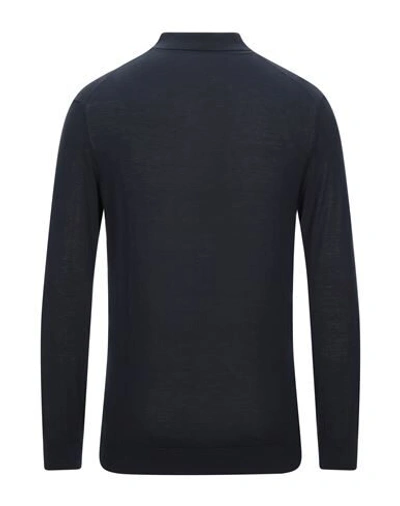Shop Kangra Cashmere Polo Shirt In Dark Blue