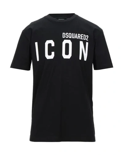 Shop Dsquared2 T-shirts In Black