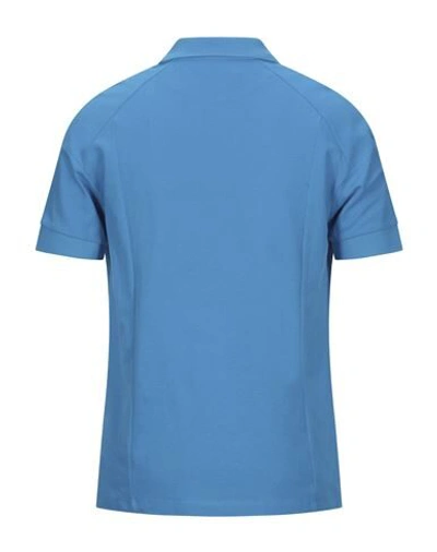 Shop Bikkembergs Polo Shirts In Turquoise