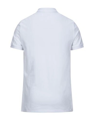 Shop Bikkembergs Man Polo Shirt White Size S Cotton