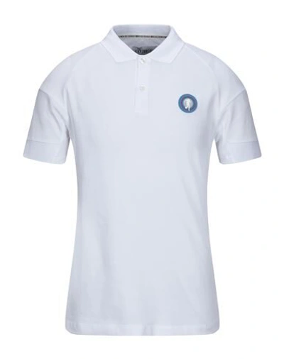Shop Bikkembergs Polo Shirts In White