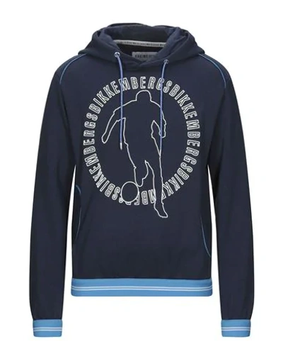 Shop Bikkembergs Sweatshirts In Dark Blue