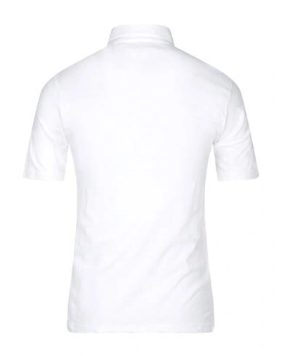 Shop R3d Wöôd Man Polo Shirt White Size Xl Cotton