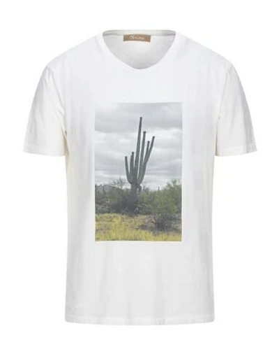 Shop Obvious Basic T-shirts In Ivory