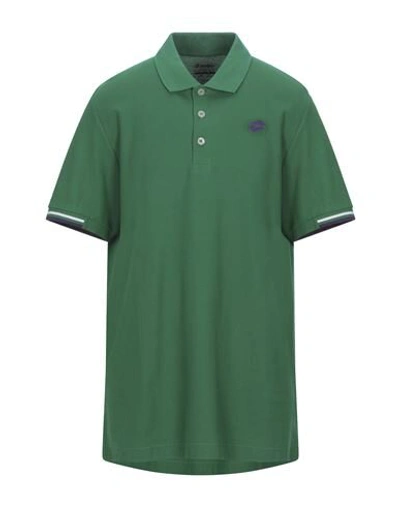 Shop Lotto Polo Shirts In Green