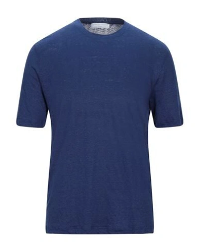 Shop Filippo De Laurentiis T-shirts In Blue