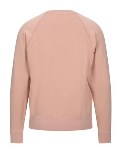 Shop Tom Ford Man Sweatshirt Blush Size 46 Cotton