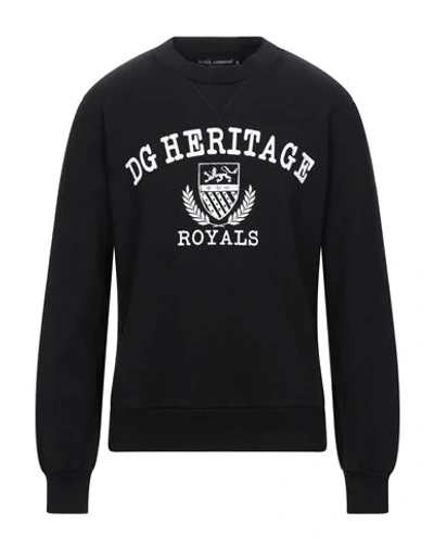 Shop Dolce & Gabbana Sweatshirts In Black