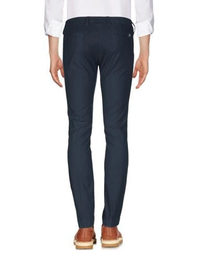 Shop Entre Amis Casual Pants In Dark Blue