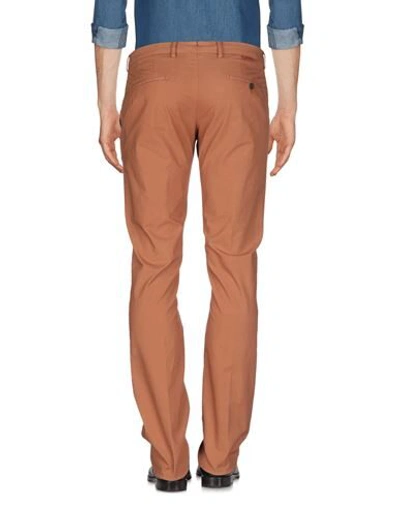 Shop Berwich Casual Pants In Rust