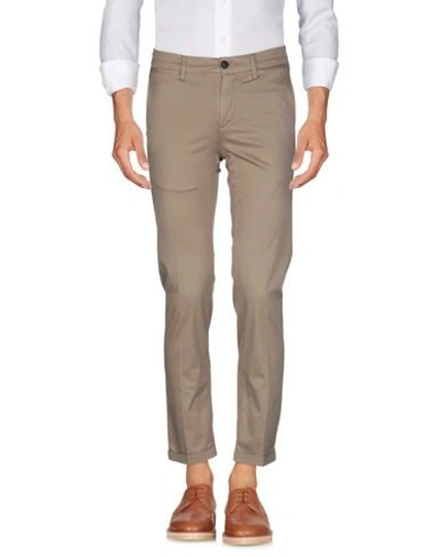 Re-hash Mens Beige Cotton Pants In Beige