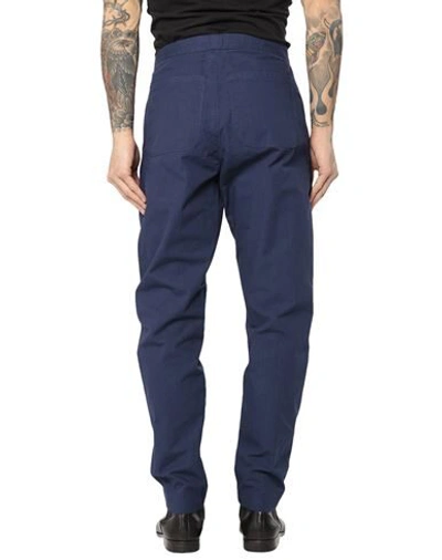 Shop Bellerose Man Pants Blue Size 26 Cotton