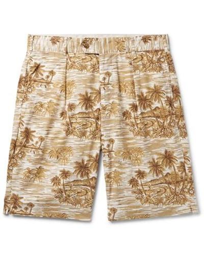 Shop Engineered Garments Shorts & Bermuda In Beige