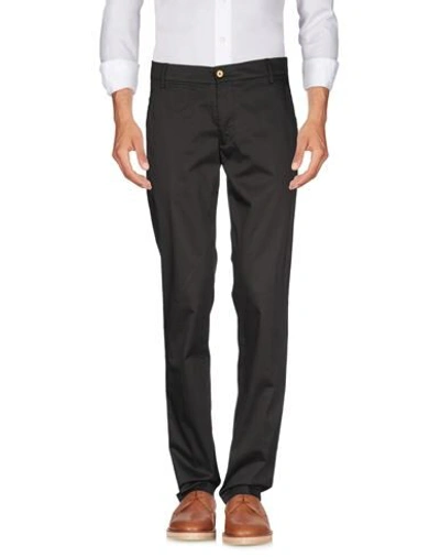 Shop Panama Casual Pants In Dark Brown