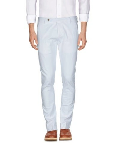 Shop Entre Amis Man Pants White Size 35 Cotton, Elastane