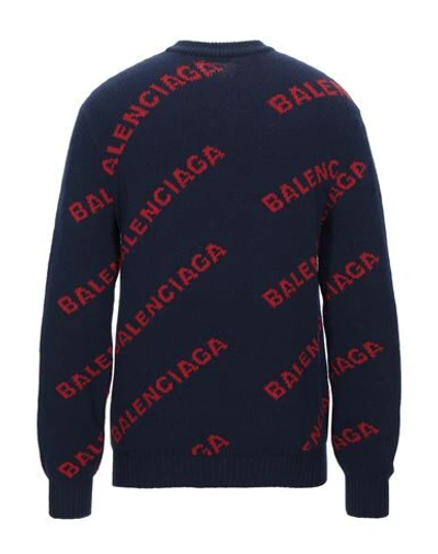 Shop Balenciaga Sweaters In Dark Blue