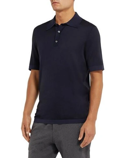 DUNHILL DUNHILL MAN SWEATER MIDNIGHT BLUE SIZE S MULBERRY SILK 14098995UI 5
