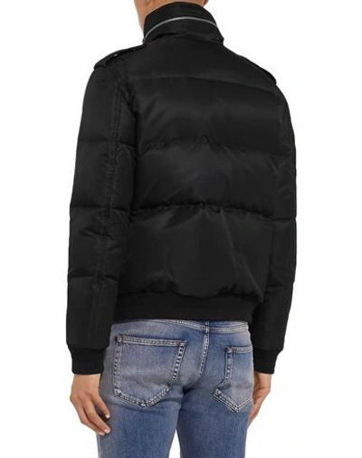 Shop Saint Laurent Down Jackets In Black