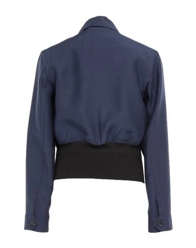 Shop Lanvin Jackets In Dark Blue