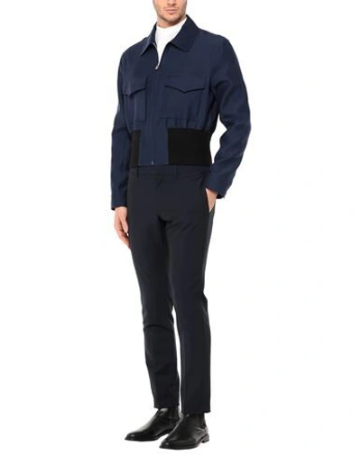 Shop Lanvin Jackets In Dark Blue