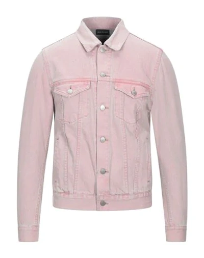 Shop John Elliott Denim Outerwear In Pastel Pink