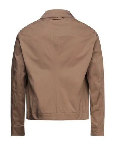 Shop T-jacket By Tonello Jackets In Camel