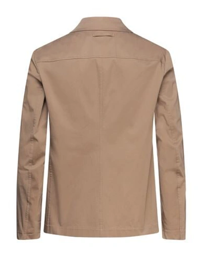 Shop T-jacket By Tonello Jackets In Camel