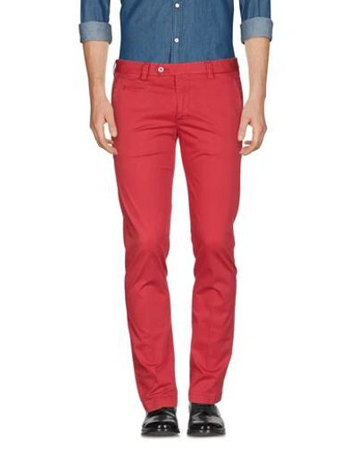 Shop Exibit Casual Pants In Red