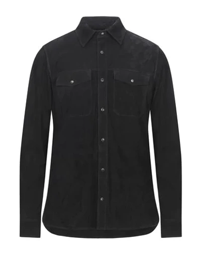 Shop Ajmone Shirts In Black