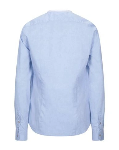 Shop Aglini Shirts In Sky Blue