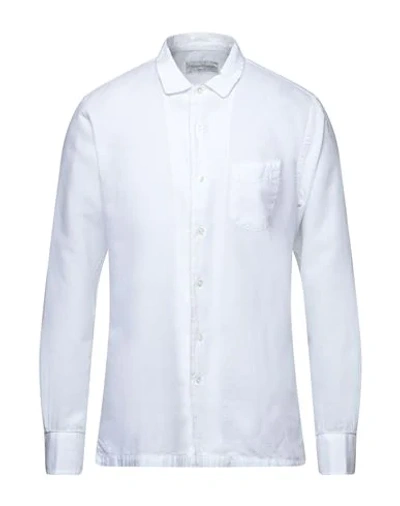 Shop Officine Générale Paris 6ᵉ Officine Générale Man Shirt White Size M Cotton, Linen