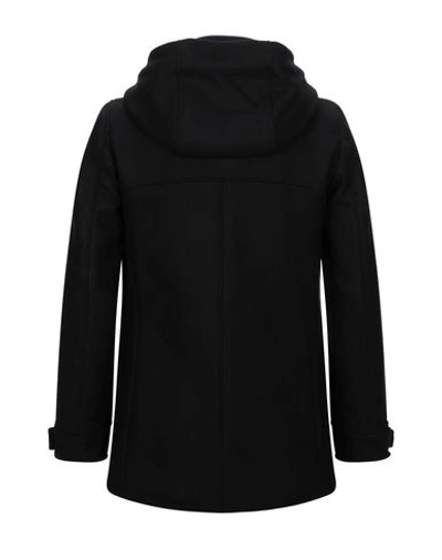 Shop Messagerie Coats In Black