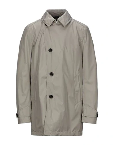 Shop Allegri Overcoats In Dove Grey