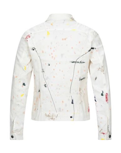 Shop B-used Denim Outerwear In White