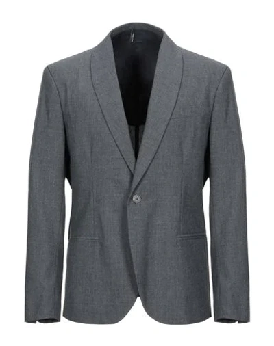 Shop 26.7 Twentysixseven Suit Jackets In Grey