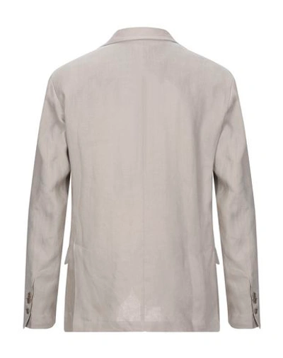 Shop 26.7 Twentysixseven Suit Jackets In Dove Grey
