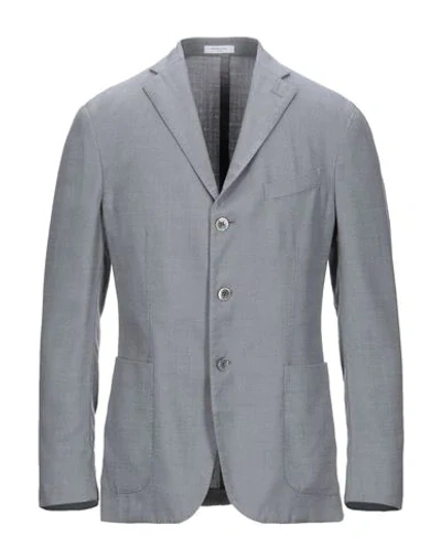 Shop Boglioli Man Suit Jacket Light Grey Size 44 Virgin Wool, Polyester