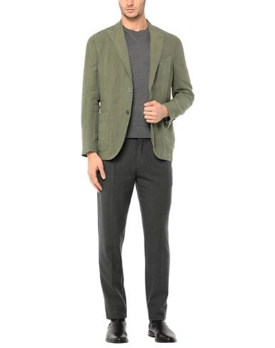 Shop Boglioli Suit Jackets In Military Green