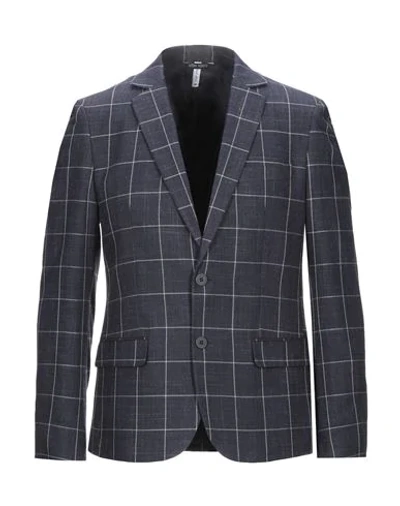 Shop Antony Morato Suit Jackets In Steel Grey