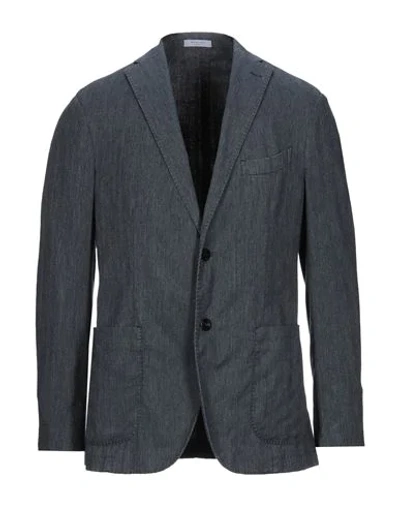 Shop Boglioli Suit Jackets In Dark Blue
