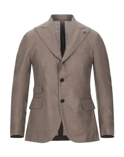 Shop Gabriele Pasini Suit Jackets In Brown