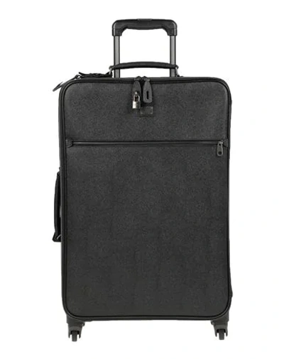 Shop Dolce & Gabbana Wheeled Luggage In Black
