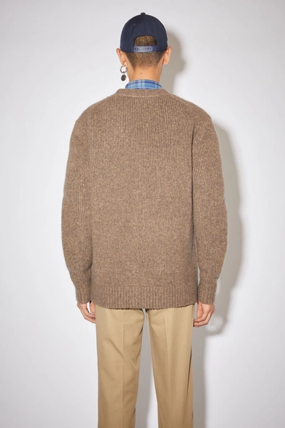 Shop Acne Studios Cardigan Sweater Mink Brown