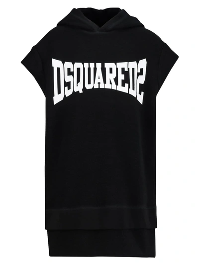 Shop Dsquared2 Kids Dress For Girls In Black