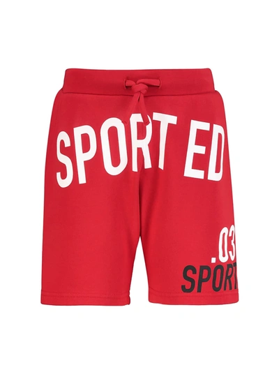 Shop Dsquared2 Kids Shorts For For Boys And For Girls In Red