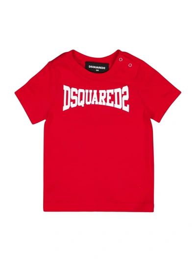 Shop Dsquared2 Kids T-shirt For Boys In Red