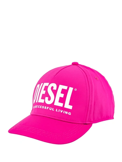 Shop Diesel Kids Cap For Girls In Pink