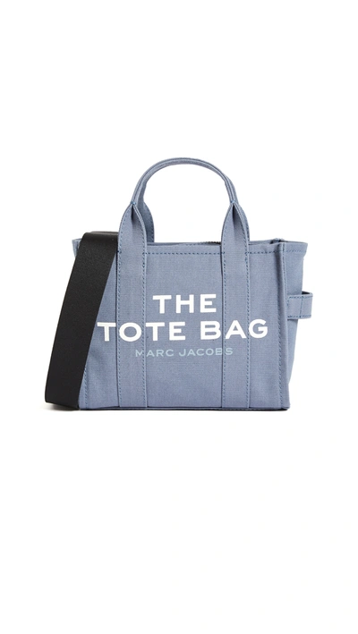 Marc Jacobs Mini Traveler Tote Bag In Blue Shadow